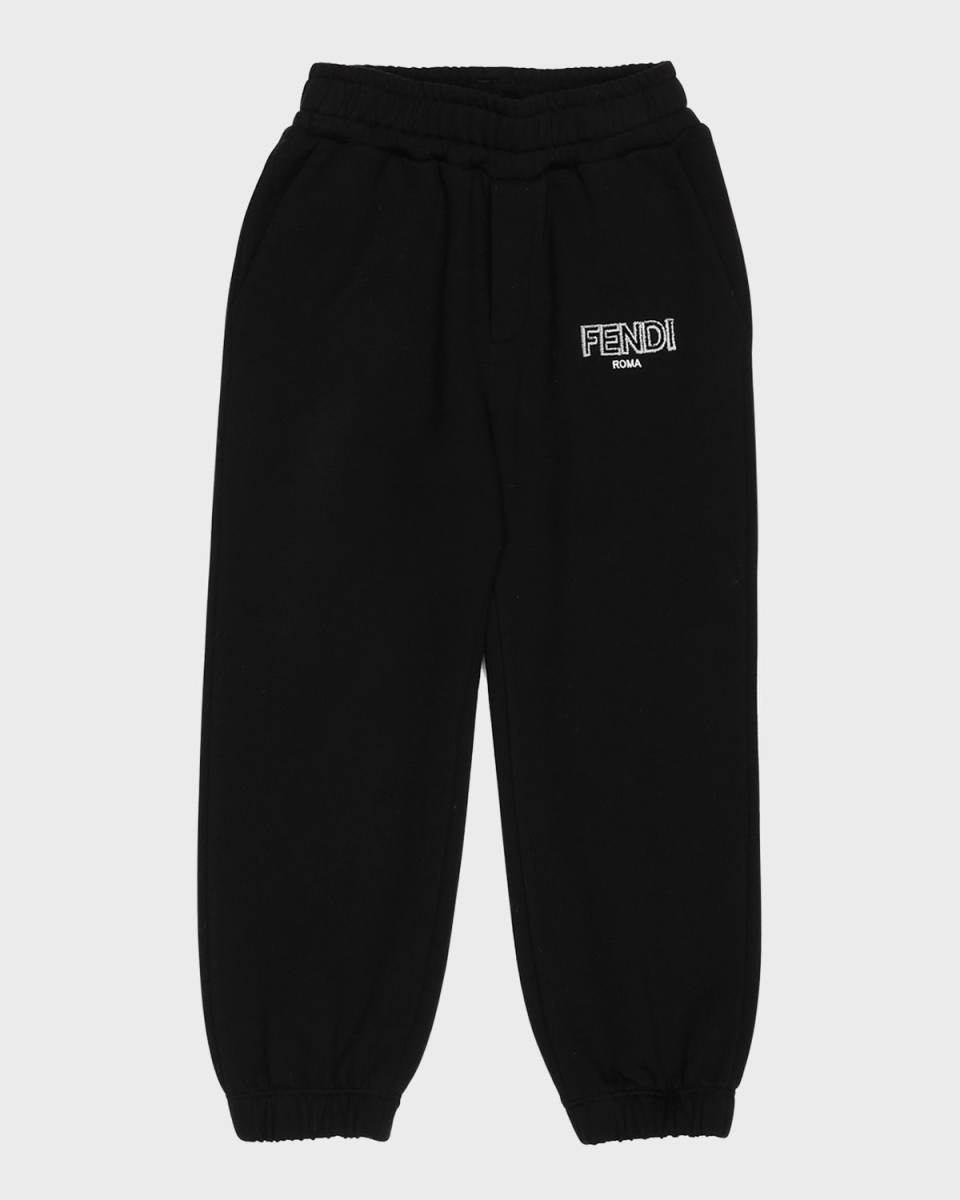 Boy's Sweatpants W/ Fuzzy Logo, Size 4-