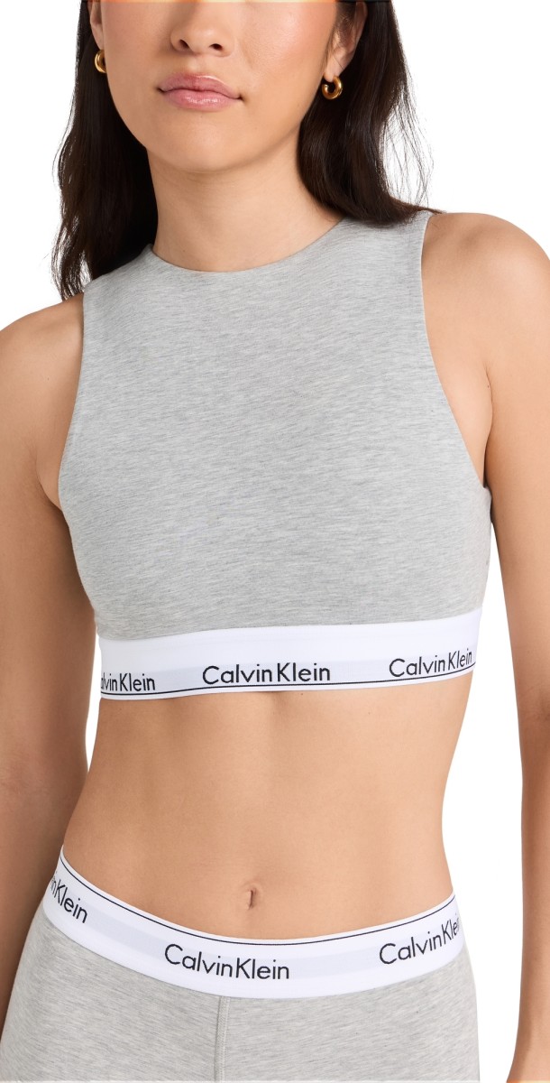 Calvin Klein Underwear Unlined Bralette Grey Heather