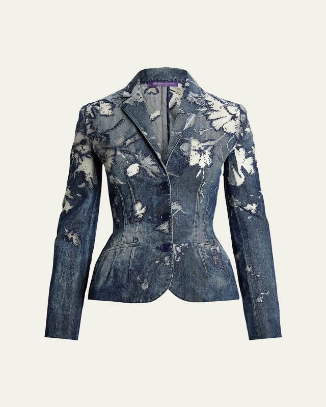 Holt Embellished Devoré Jacket