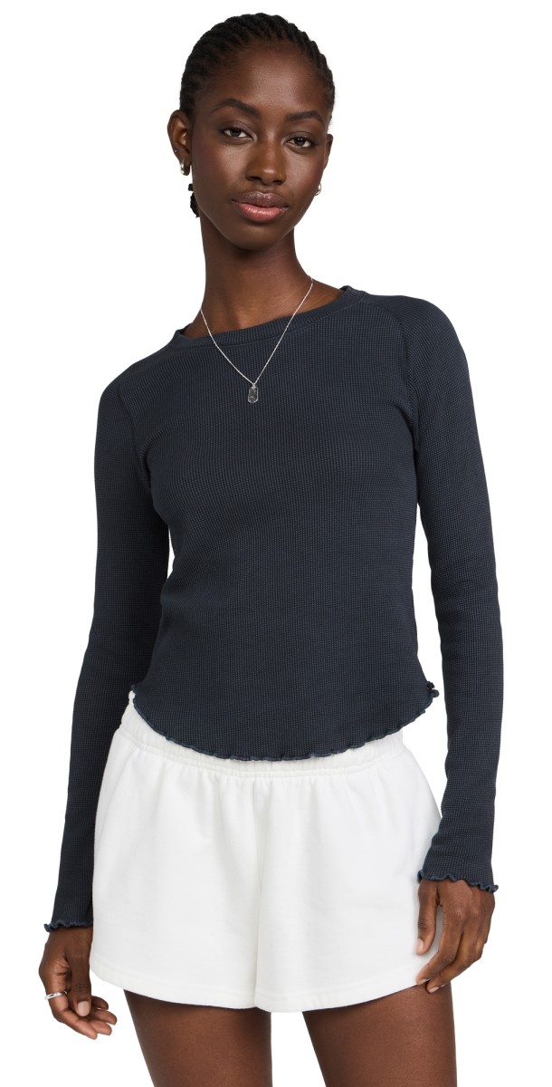 Free People Easy Does It Thermal Black
