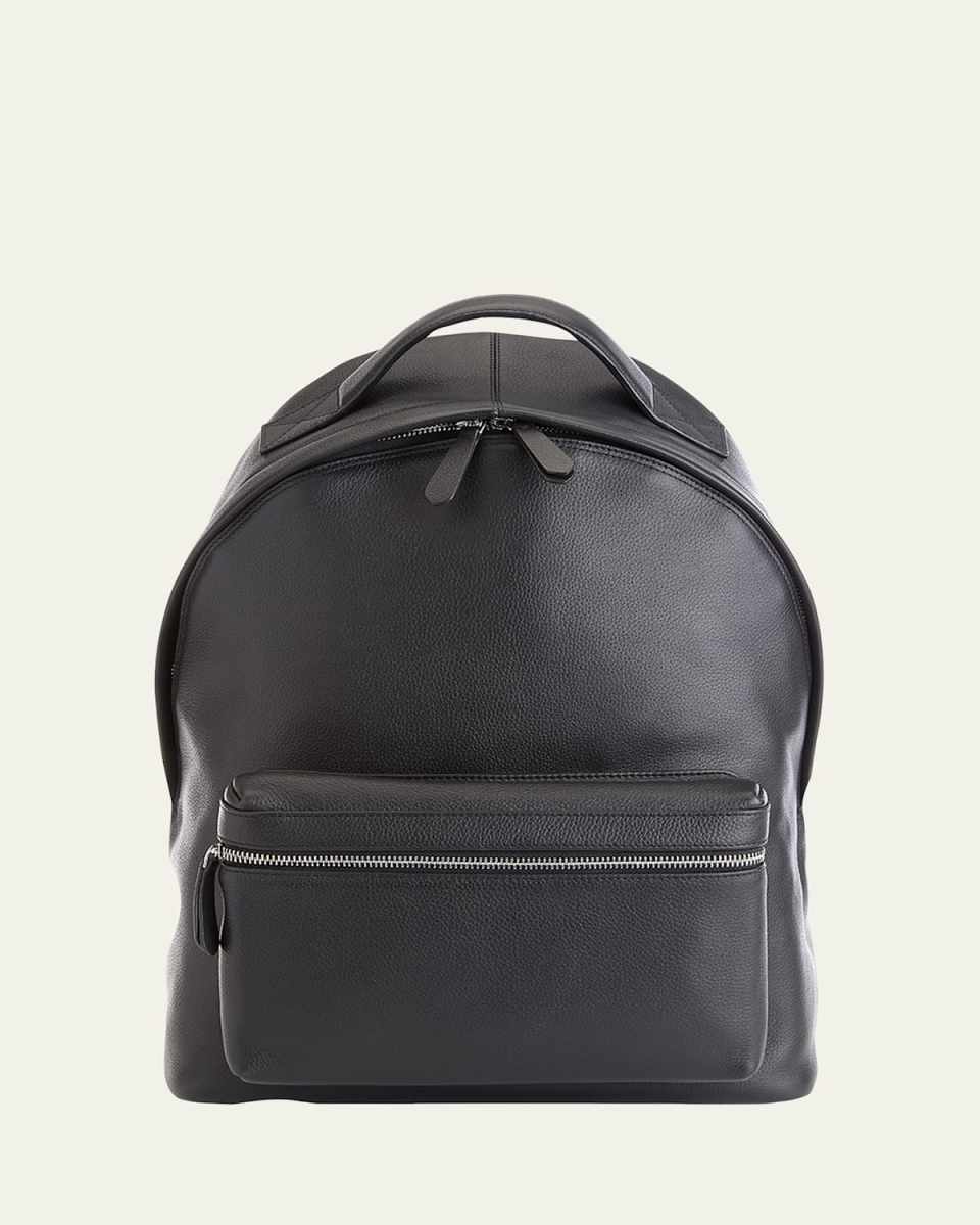 Personalized Leather Executive 13" Laptop Backpack