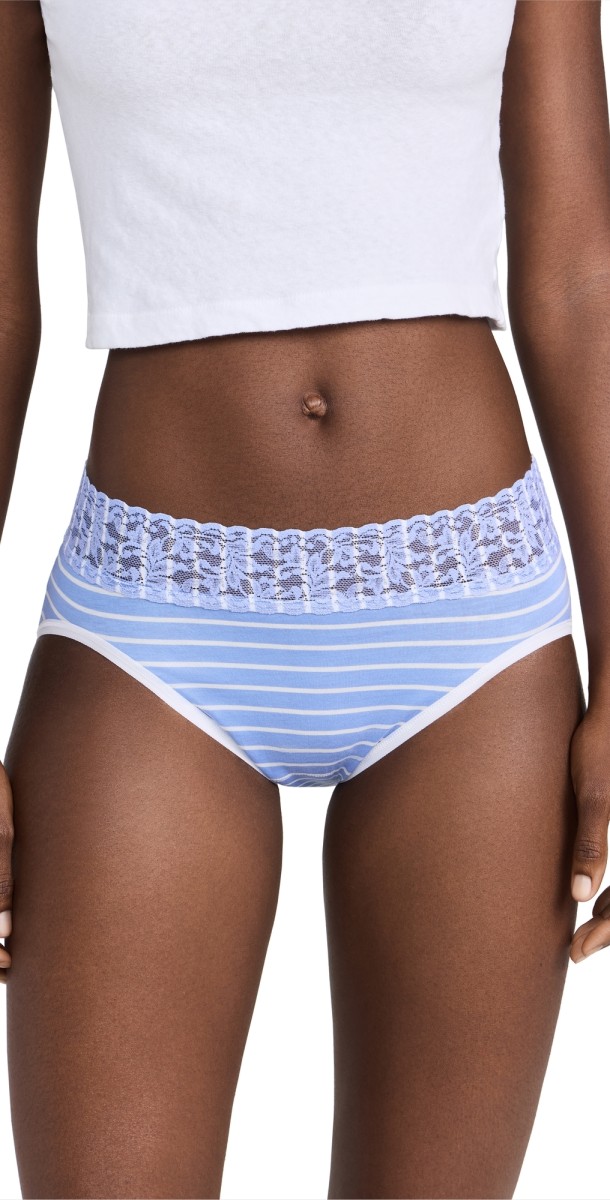 Hanky Panky Printed Supima Cotton French Briefs Down the Line