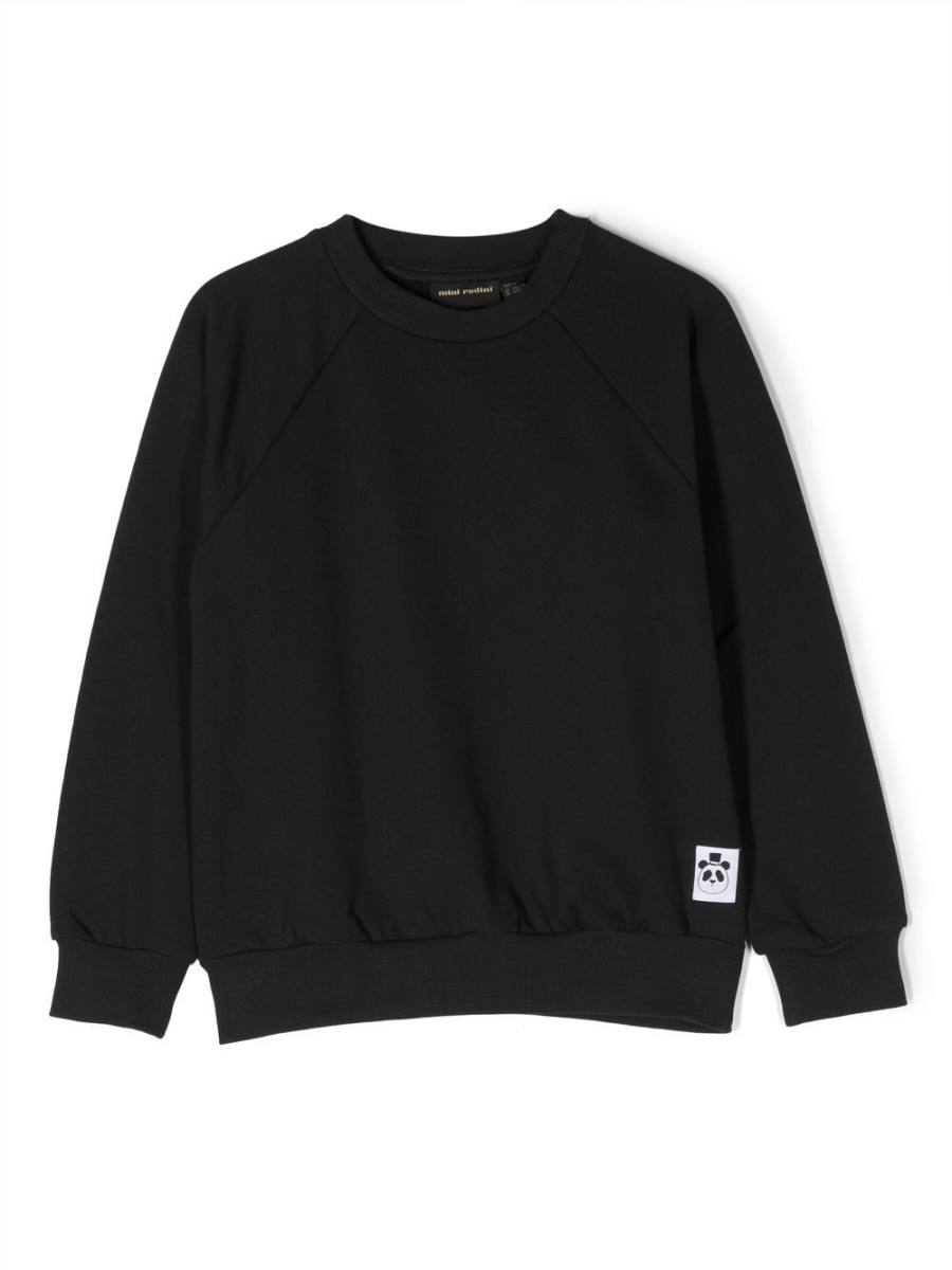 logo-patch cotton sweatshirt