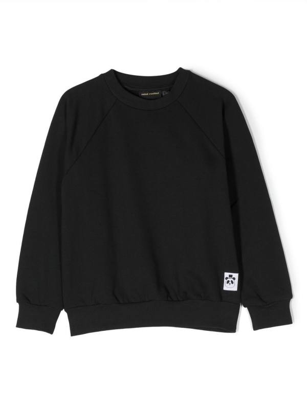 logo-patch cotton sweatshirt
