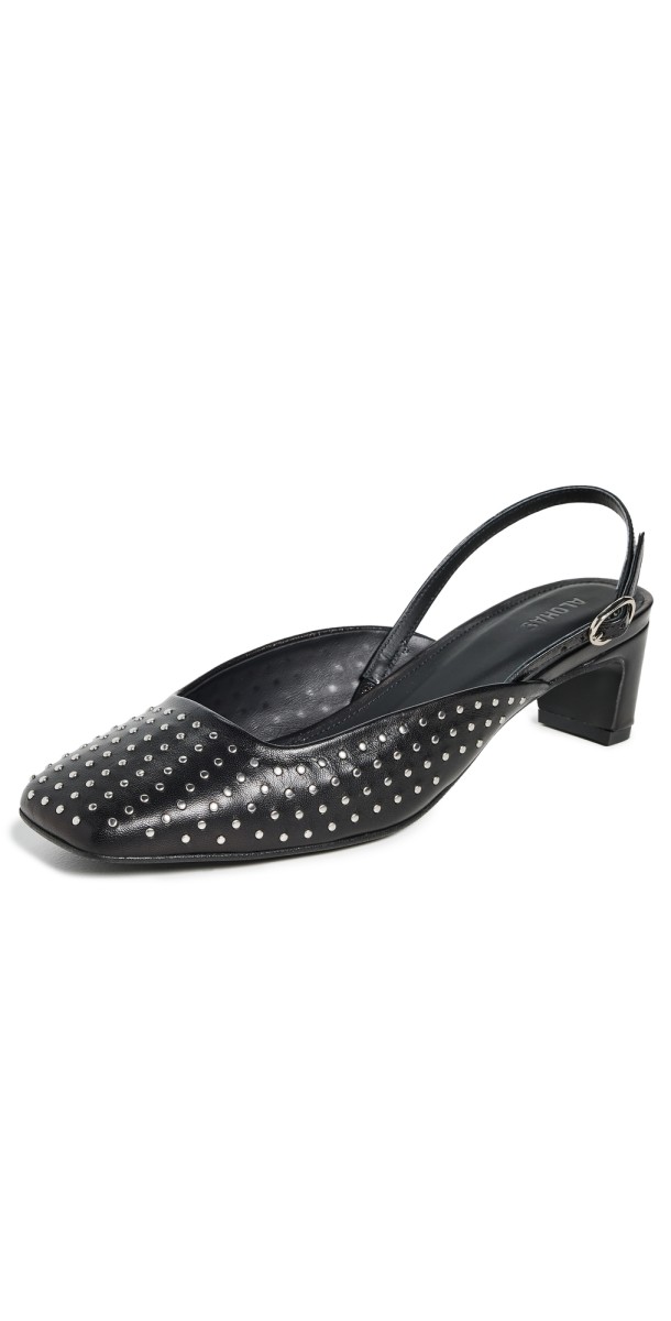 ALOHAS Lindy Studs Pumps Black