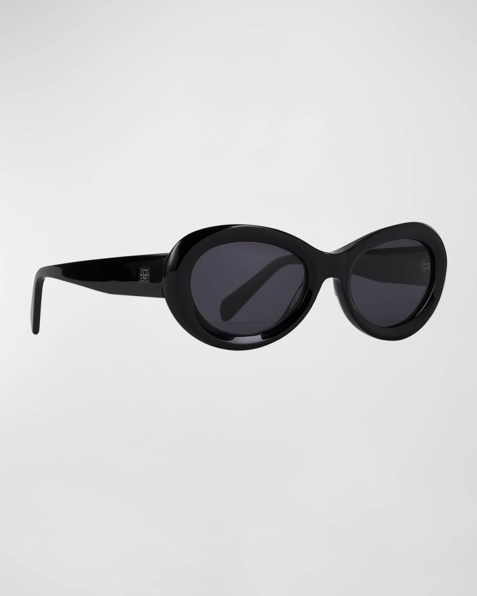 The Ovals Havana Acetate Oval Sunglasses