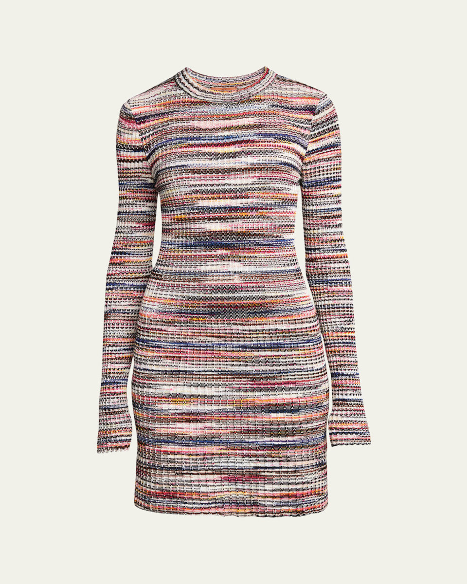 Heathered Knit Short Dress