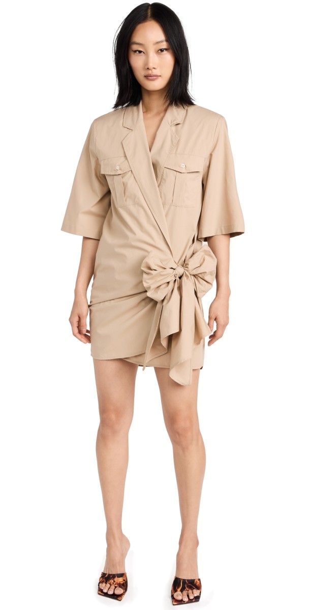 MSGM Abito Dress Beige