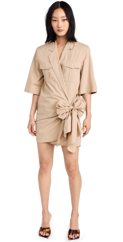 MSGM Abito Dress Beige