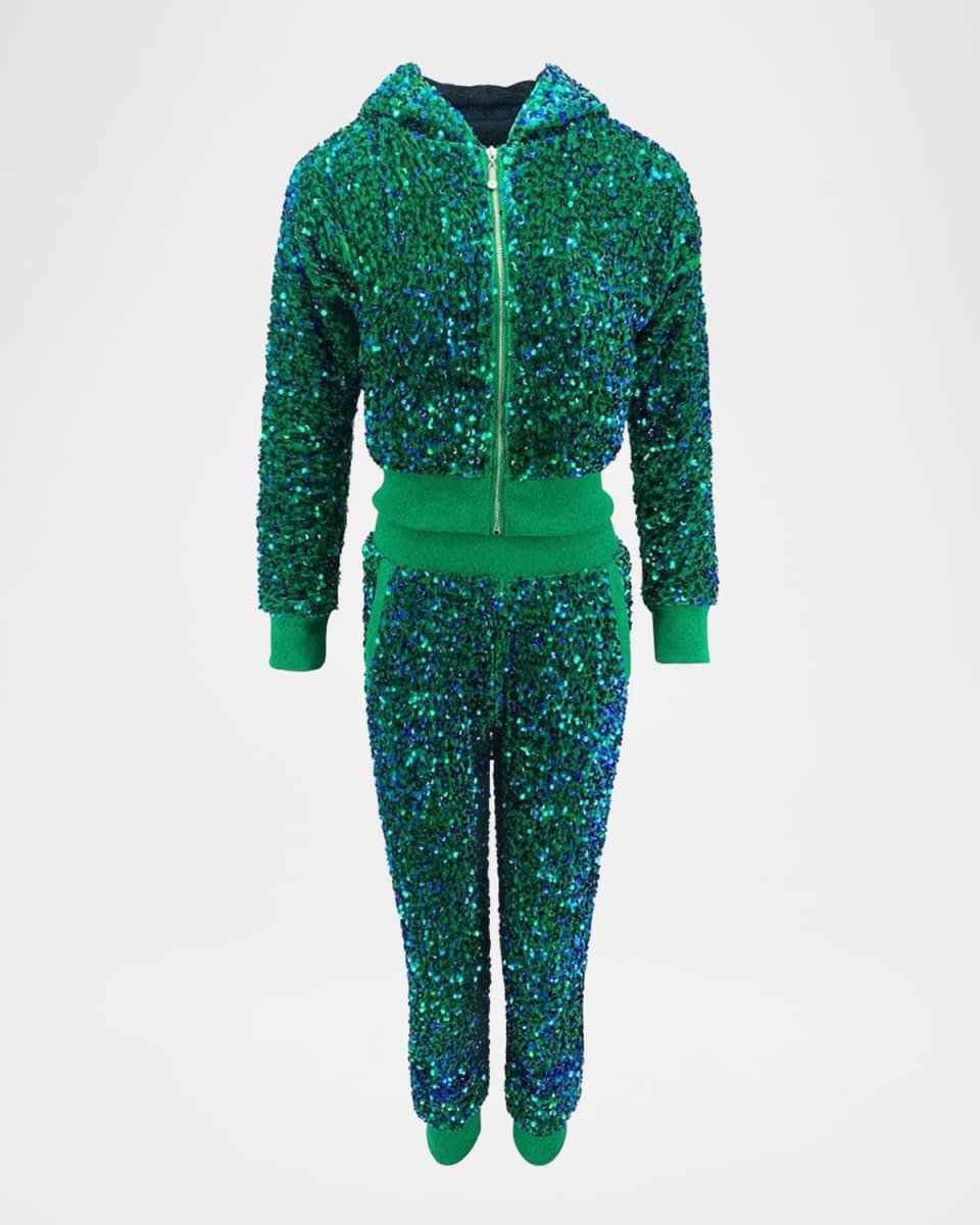 Girl's Two-Piece Sequin Set, Size 2-1