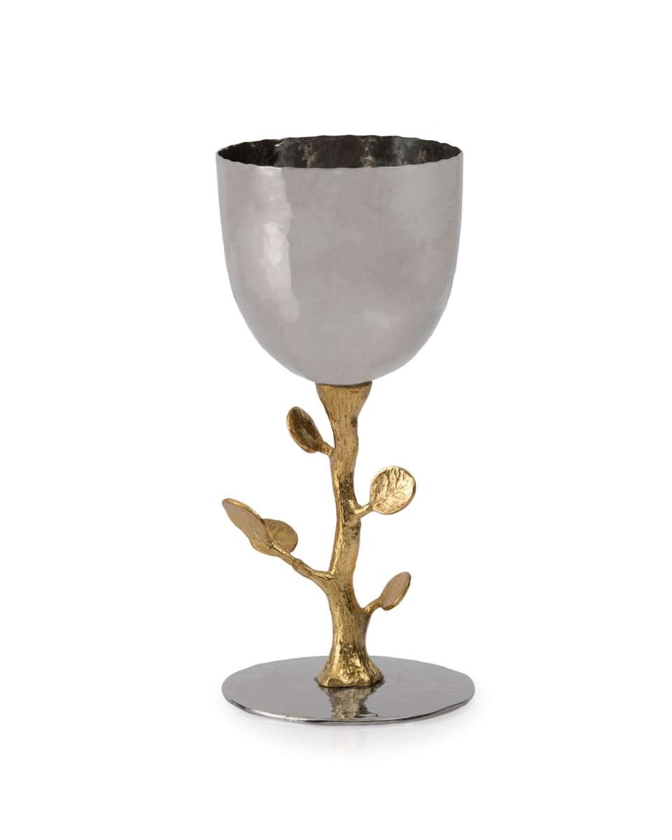 Botanical Leaf Gold Celebration Cup