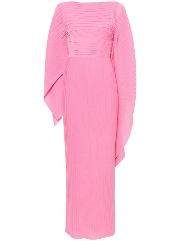 Adami plissé-effect dress