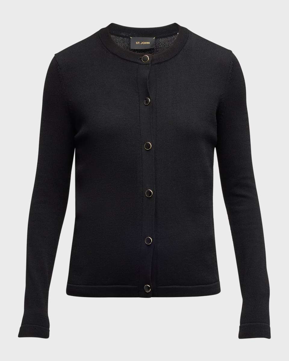 Santiago Knit Crewneck Cardigan