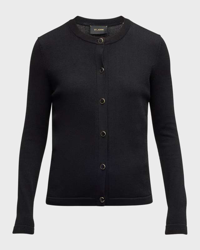 Santiago Knit Crewneck Cardigan