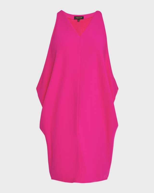 Valentina Draped Twill Dress