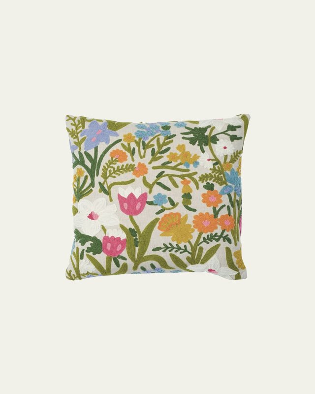 Crewel Garden 20" Pillow