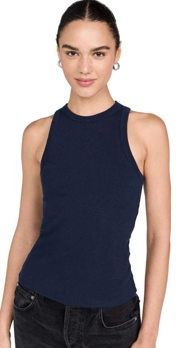 Sold Out NYC The Not So Basic Tank Navy