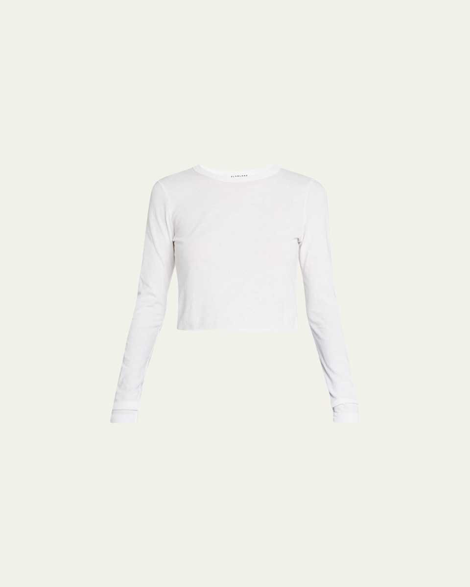 Long Sleeve Cropped Baby T
