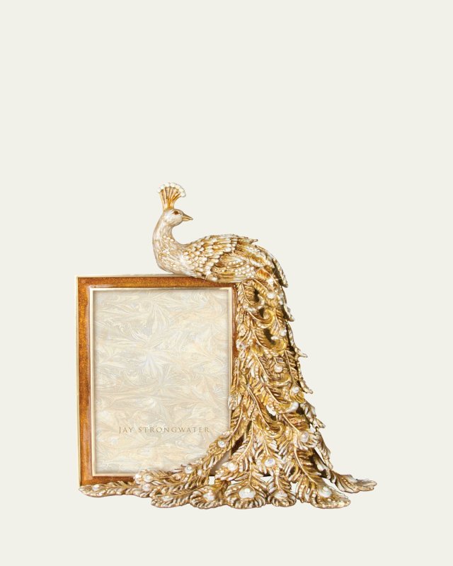 Peacock Feather 4" x 6" Picture Frame