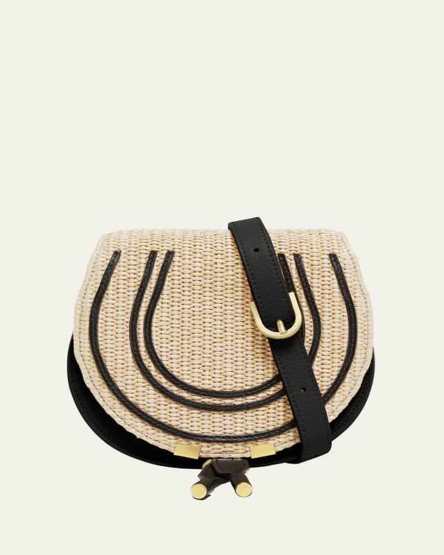 Marcie Small Flap Crossbody Bag in Leather