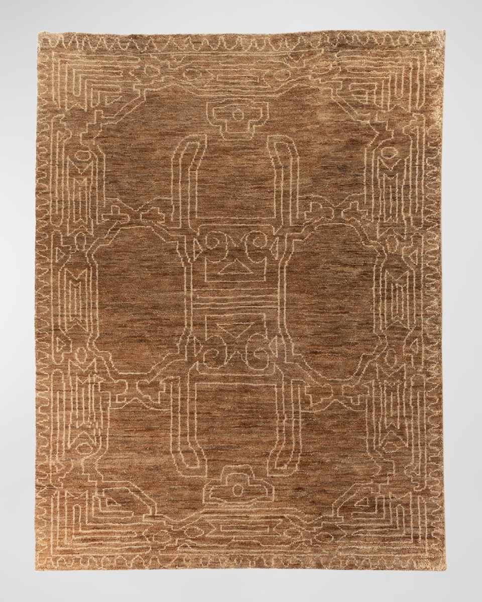 Tozi Hand-Knotted Jute Rug, 9' x 12'