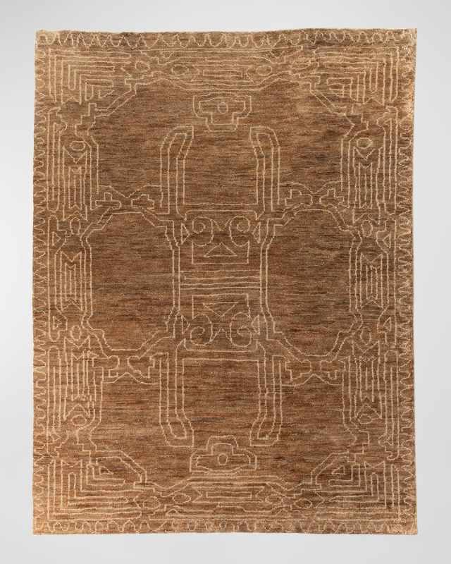 Tozi Hand-Knotted Jute Rug, 9' x 12'