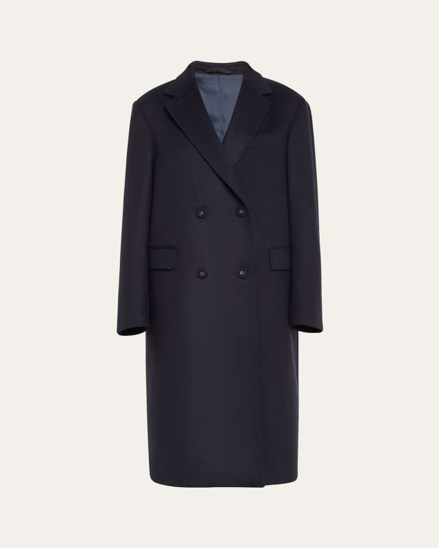 Orlane Double-Breasted Wool-Cashmere Coat