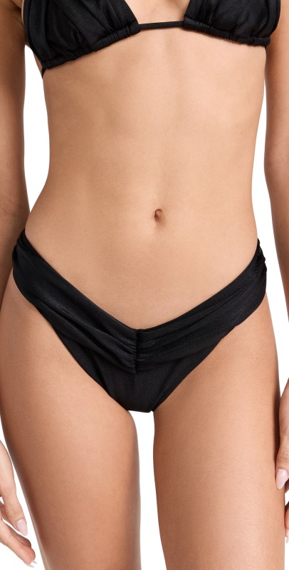Bananhot Ella Covered Bikini Bottoms Black