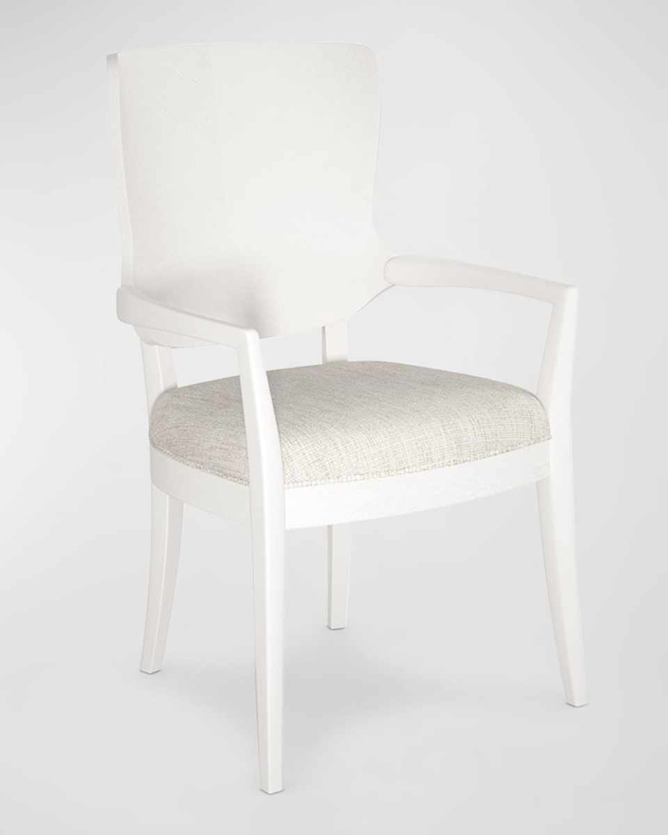 Chevron Dining Arm Chair