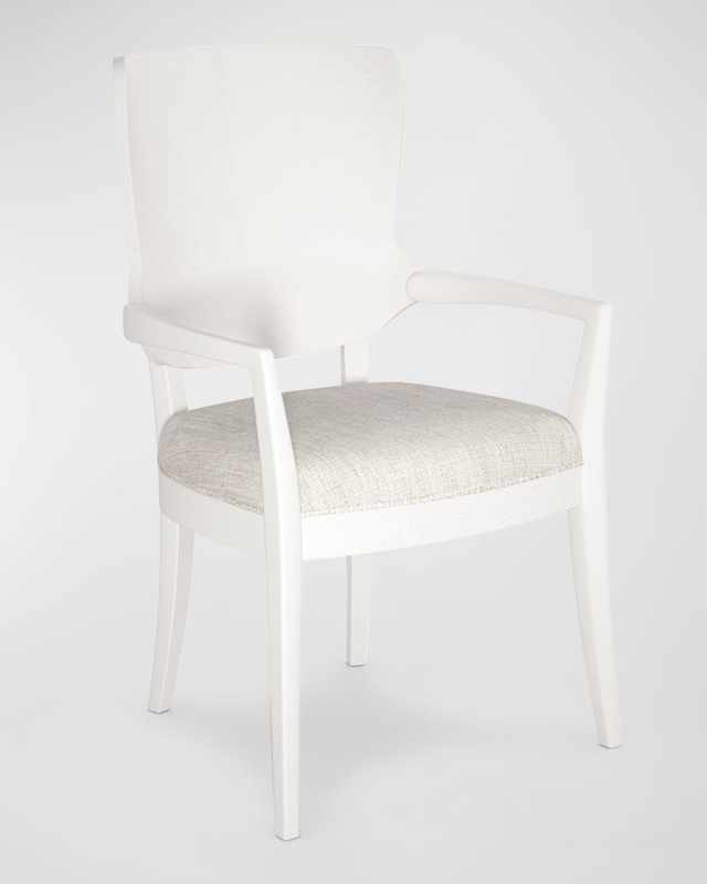 Chevron Dining Arm Chair