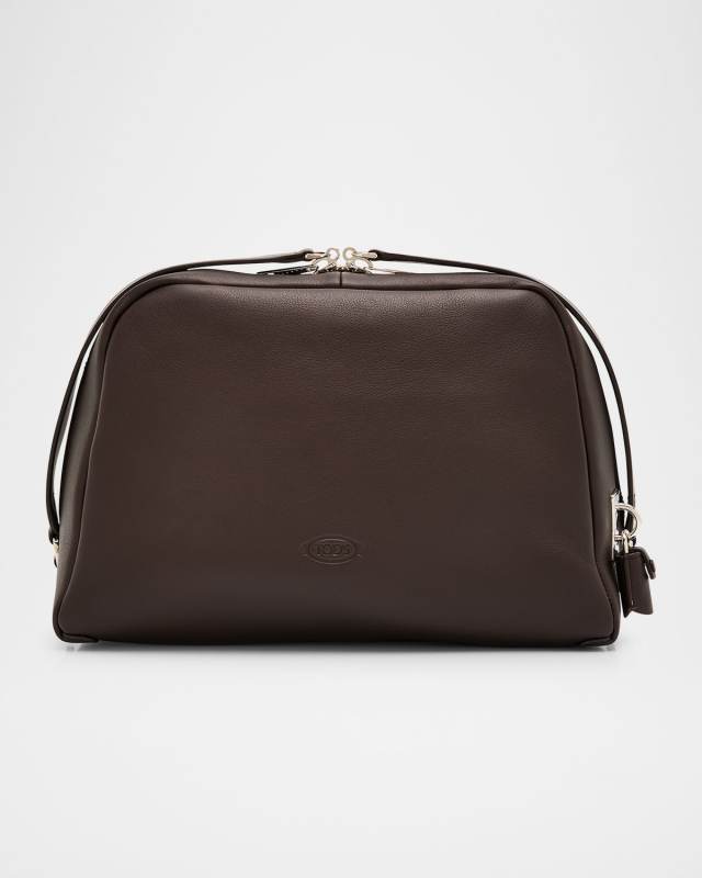 Medium Leather Darsena Pouch Bag