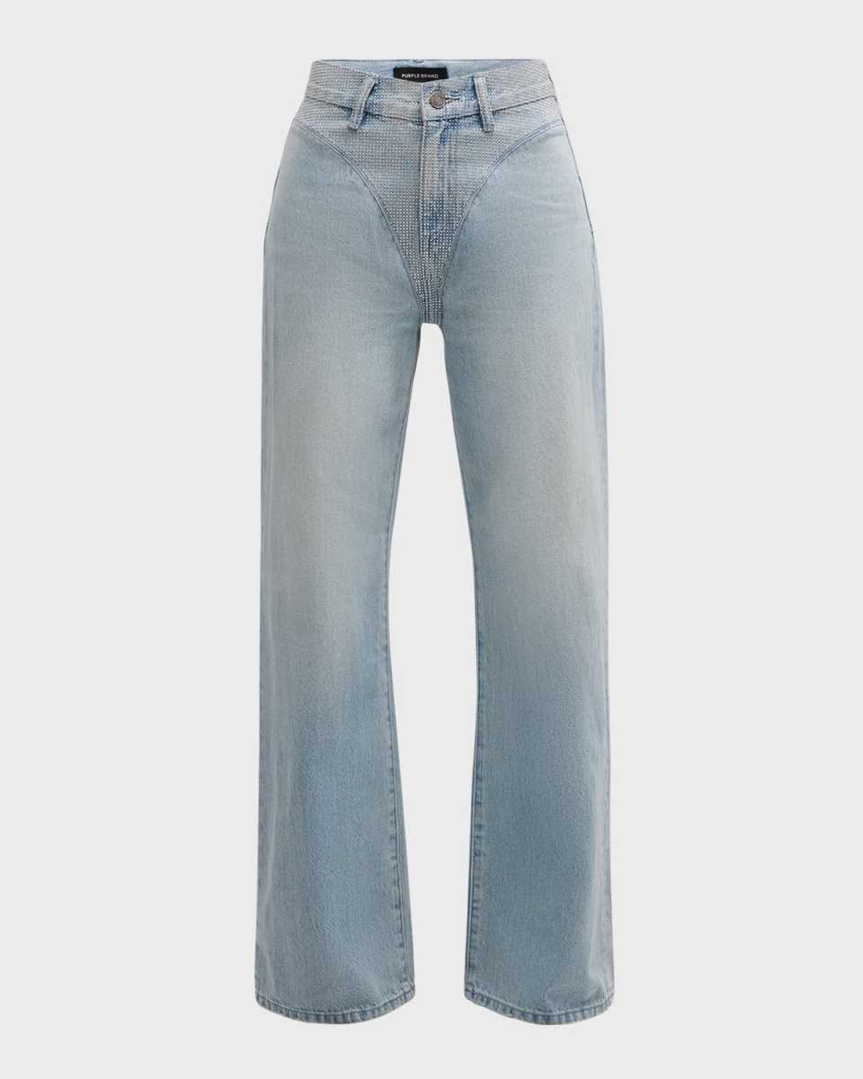 Bikini Bling Wide-Leg Jeans
