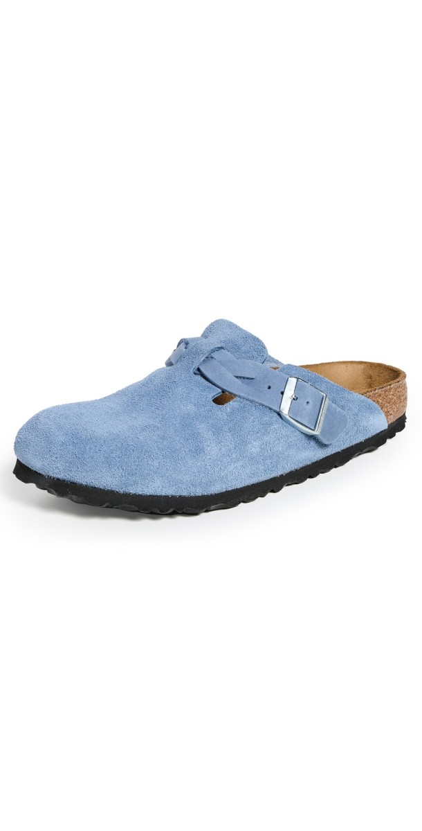 Birkenstock Boston Braid Clogs Elemental Blue