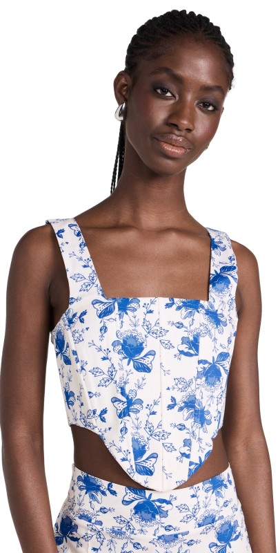 The Lulo Project Nubian Corset Blue Lace
