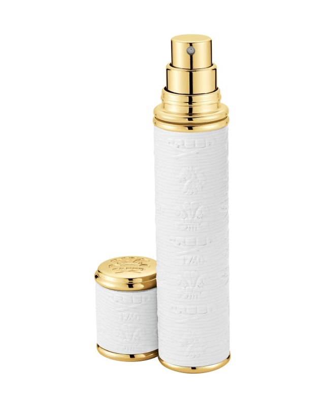 Pocket Atomizer, White with Gold Trim