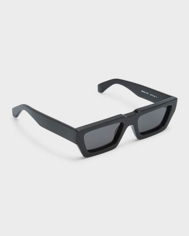 Manchester Acetate Rectangle Sunglasses