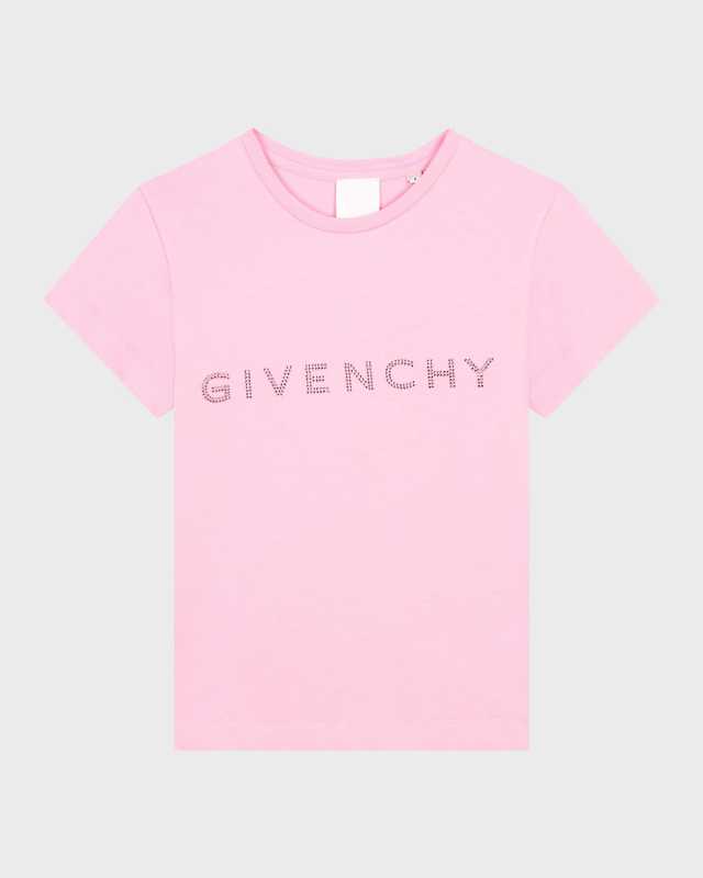 Girl's Embellished Classic Logo-Print T-Shirt, Size 8-14