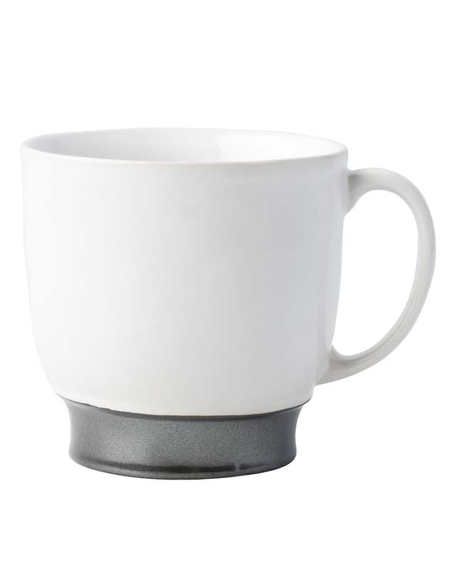 Emerson Mug - White/Pewter