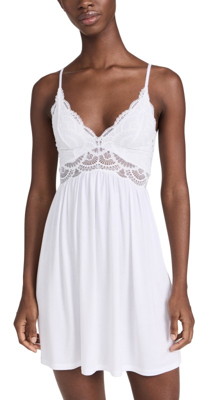 Eberjey Mariana Chemise White White