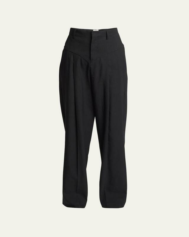 Staya High Rise Seamed Trousers