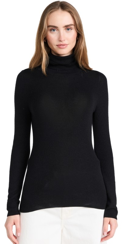 Nili Lotan Lynnette Cashmere Turtleneck Black