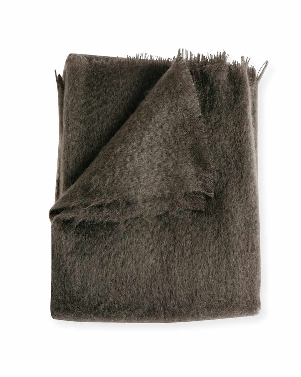 Mohair Throw, Bark