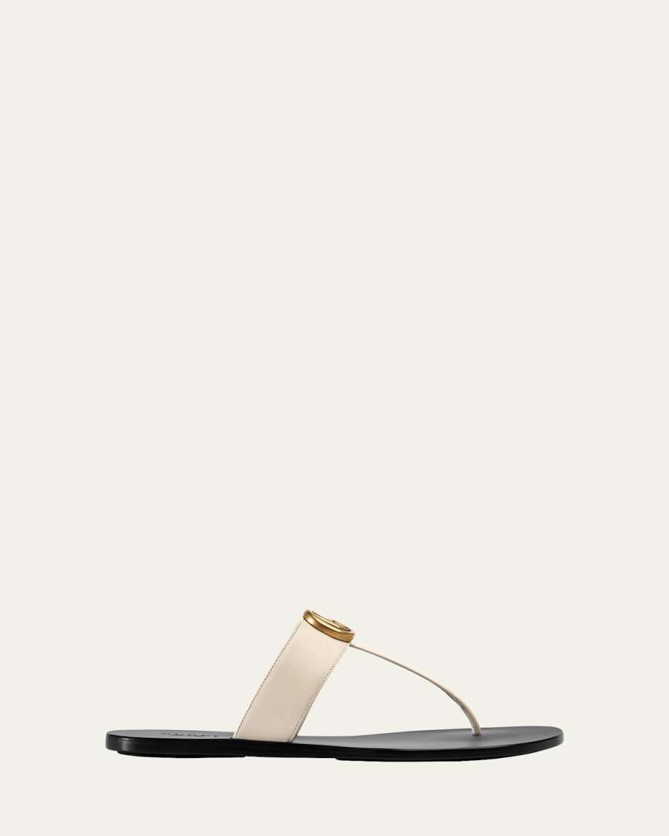Flat Marmont Leather Thong