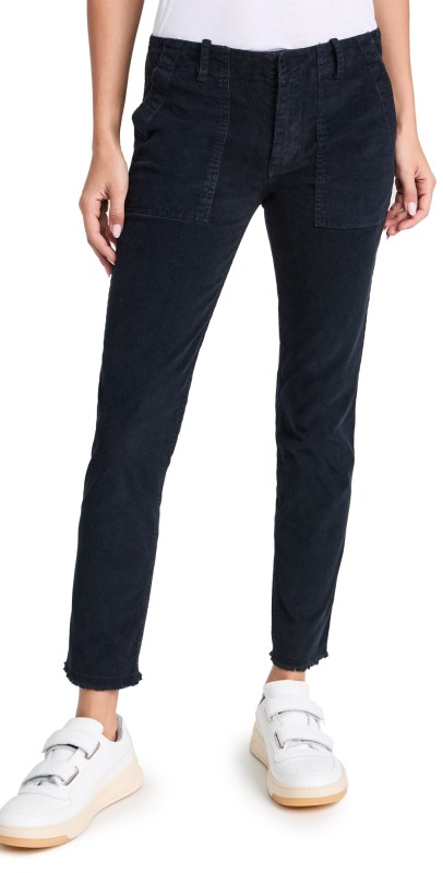 Nili Lotan Jenna Corduroy Pants Dark Navy