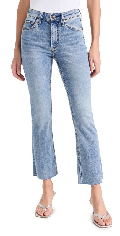 rag & bone Peyton Mid Rise Bootcut Jeans Austin