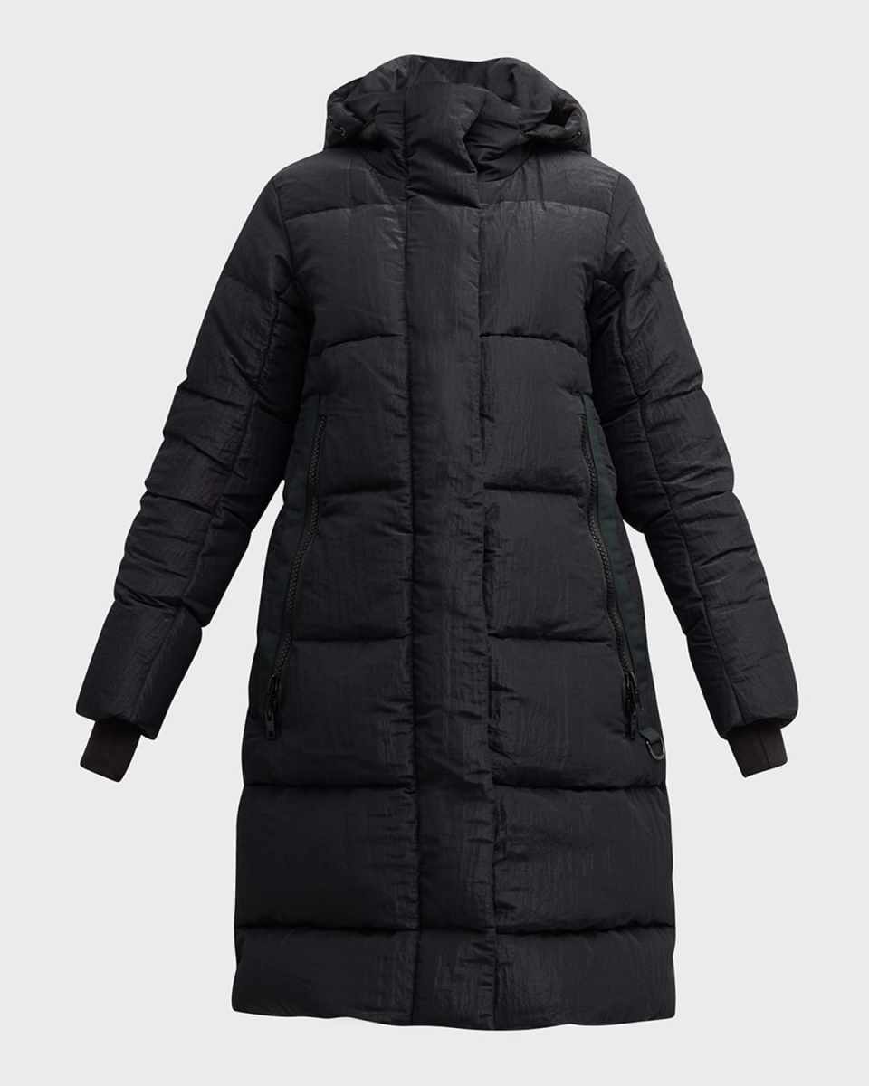 Byward Parka Black Label Shiny Crinkl