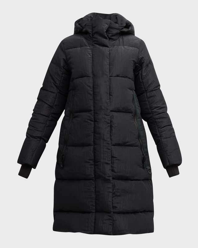 Byward Parka Black Label Shiny Crinkl