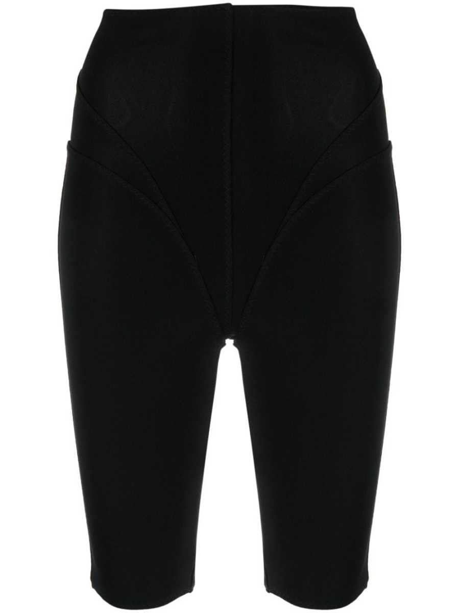 seam-detail long shorts