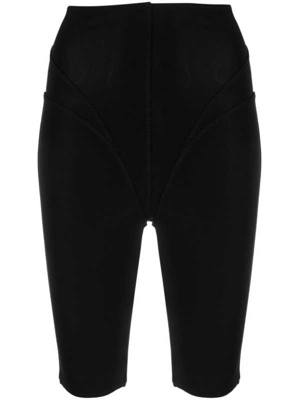 seam-detail long shorts
