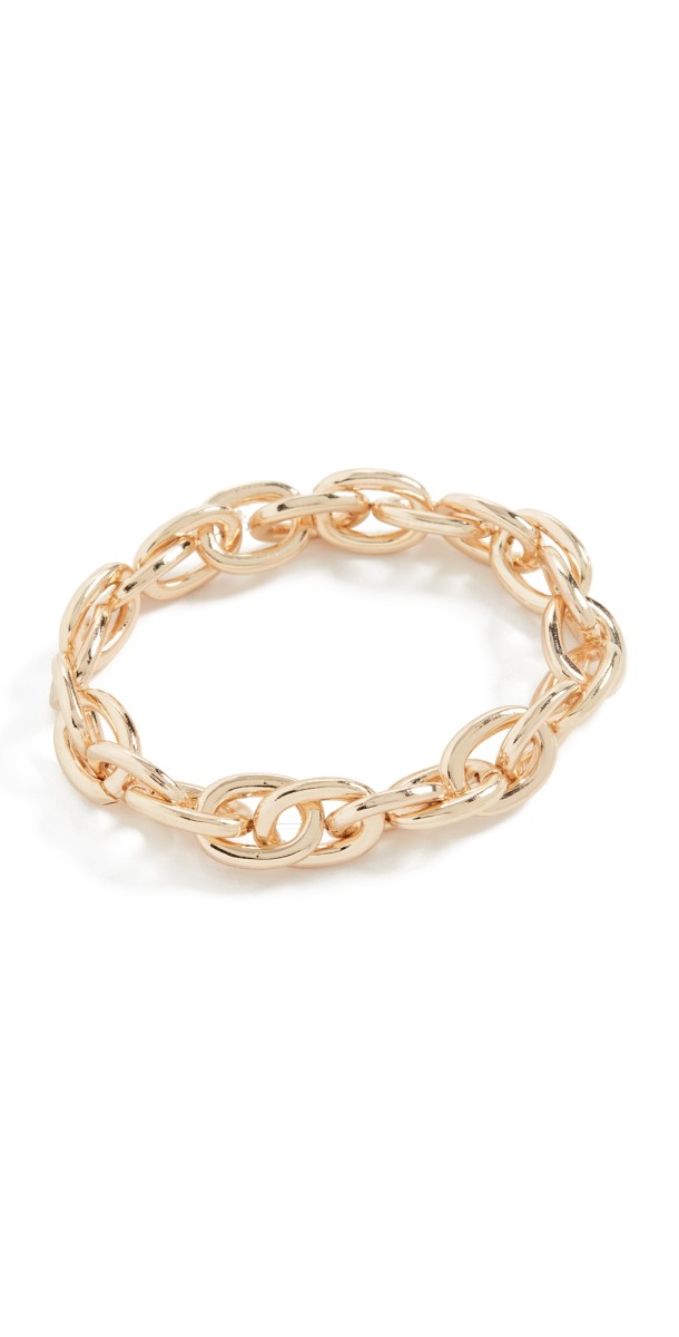 SHASHI Chain of Command Bracelet Gold